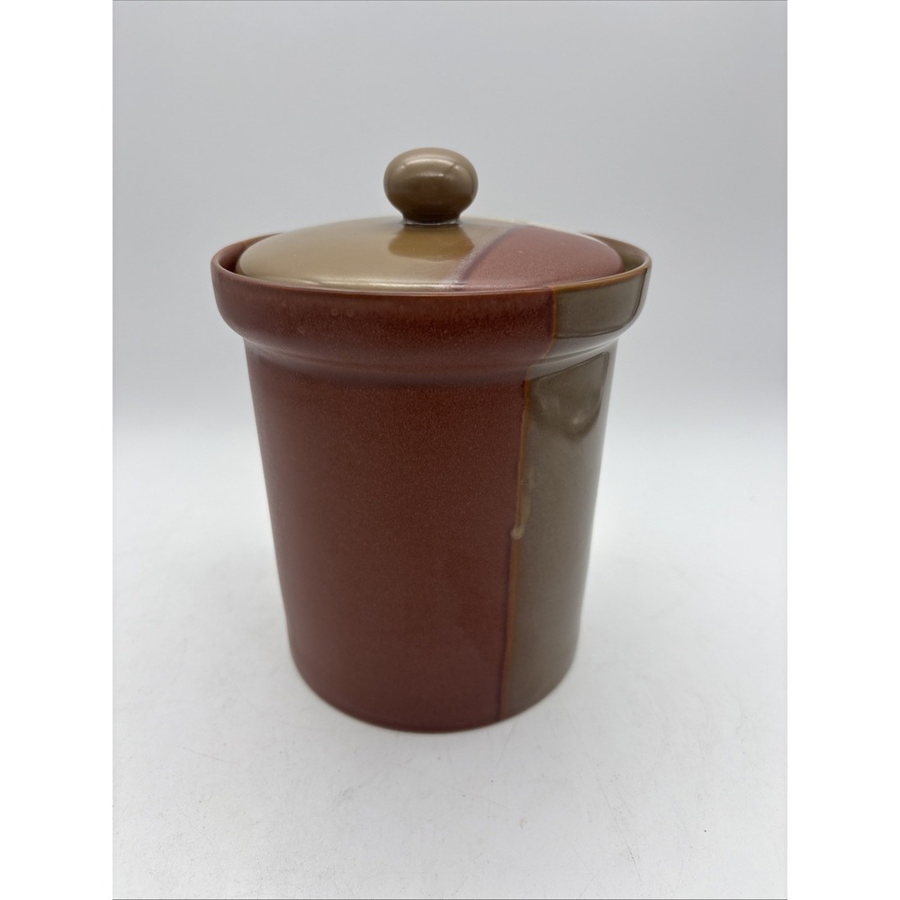 Sango "Gold Dust Sienna" 5039 5 1/2 Inch Canister